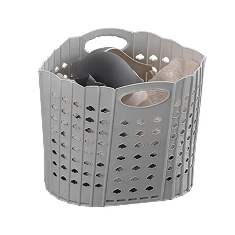 

Складная корзина для белья, корзина для грязной одежды с ручкой, экономящая пространство, корзина для грязной одежды, складная игрушка