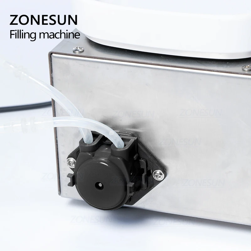 ZONESUN компактная автоматическая машина для наполнения жидкостью с ЧПУ 220 В