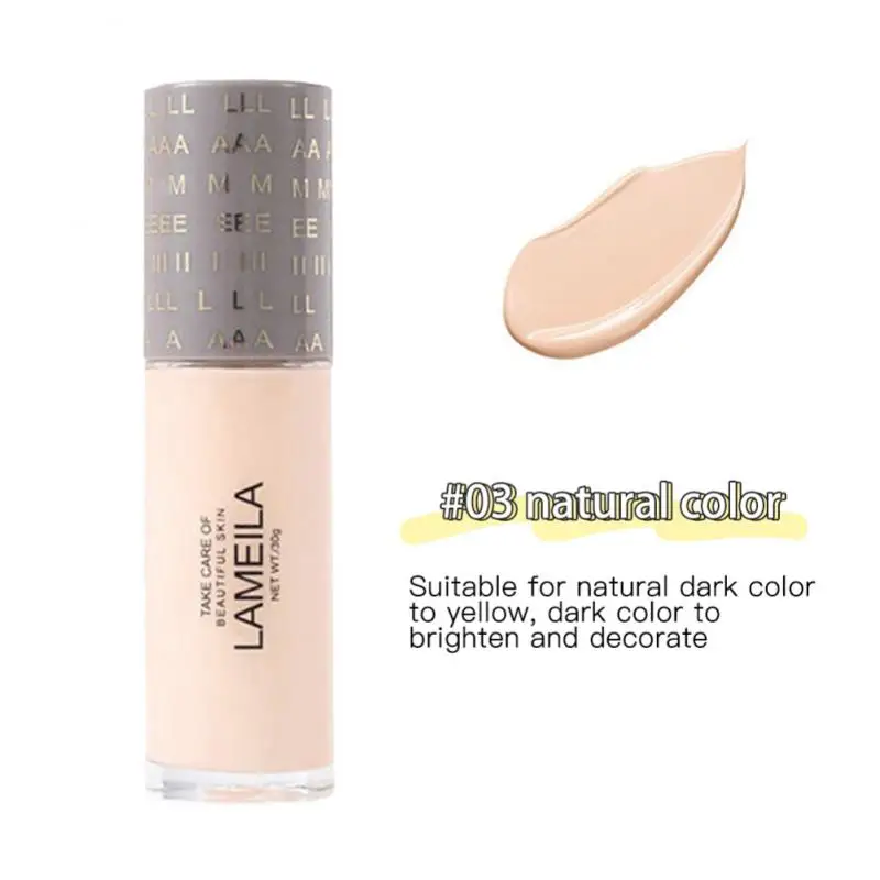 

LAMEILA Makeup Liquid Foundation Matte High Coverage Concealer Cream Base maquiagem Drop Ship Cover Acne Tattoo Concealer TSLM2