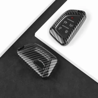 2022 new fashion 4d carbon fiber car remote key case for cadillac ct4 ct5 ct4 v c8 corvette 2018 2019 2020 2021 accessories