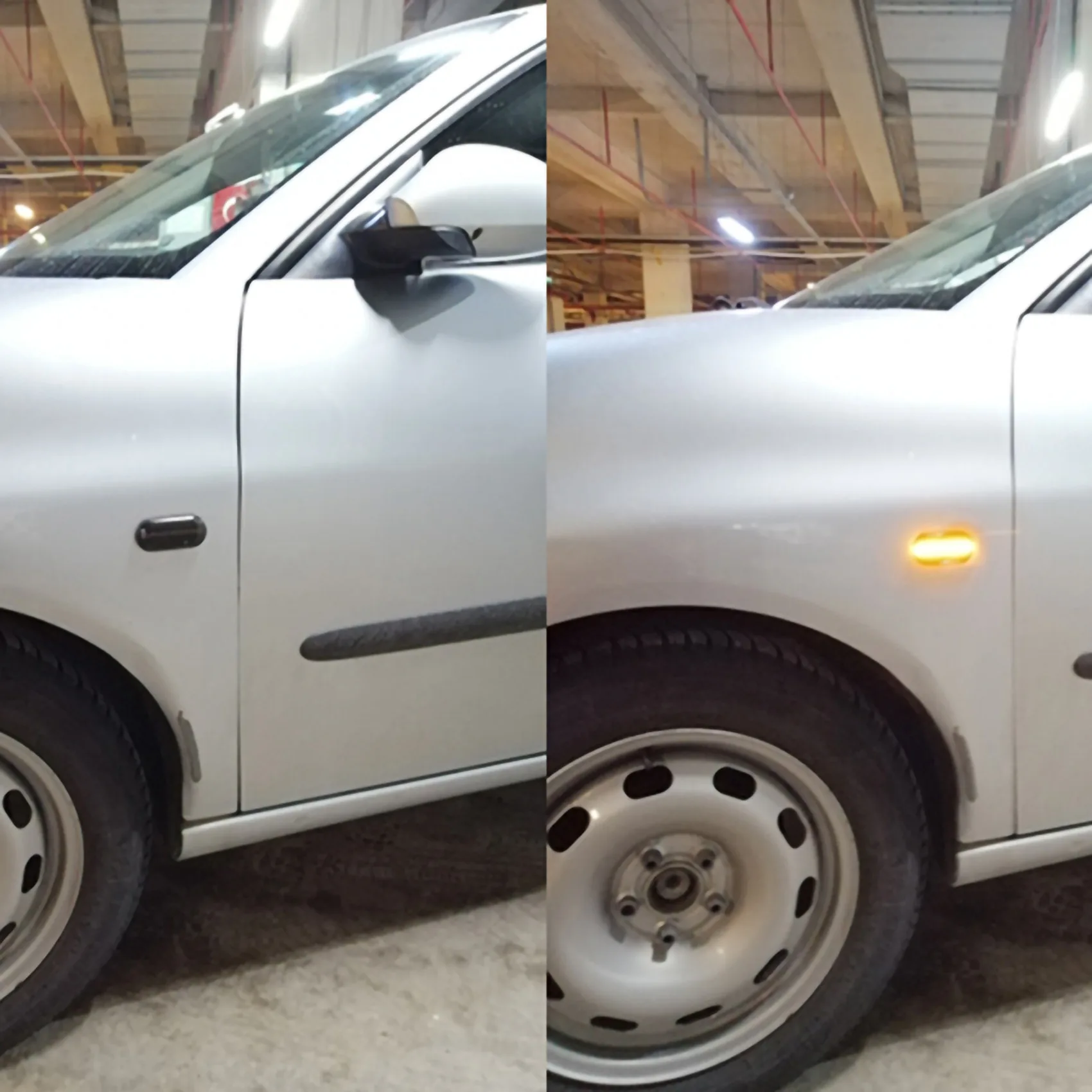 Автомобильный Динамический светодиодный поворотник в виде листьев для Volkswagen Bora