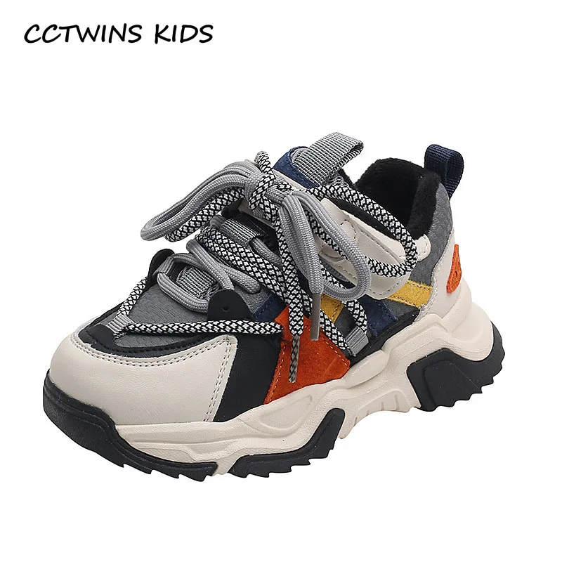 

Детские кроссовки 2022, зимние Брендовые спортивные кроссовки для бега на массивной подошве для девочек, модная теплая Повседневная обувь с м...