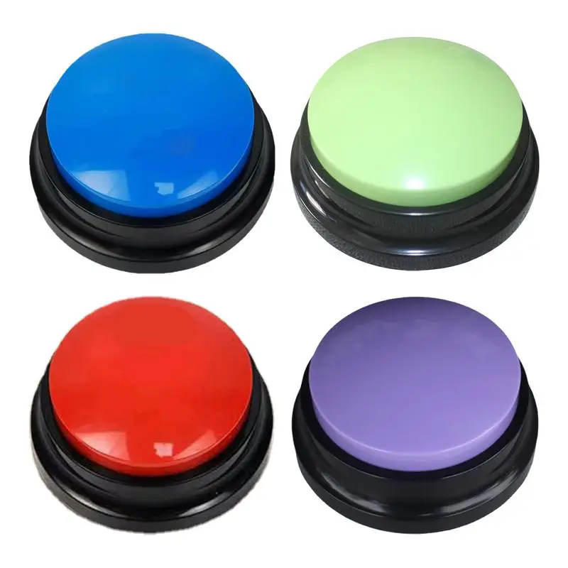 Dog Buttons For Communication Recordable Dog Speaking Word Buttons Teach Your Dog To Talk With Buttons Pet Cat Dog Voice Tools