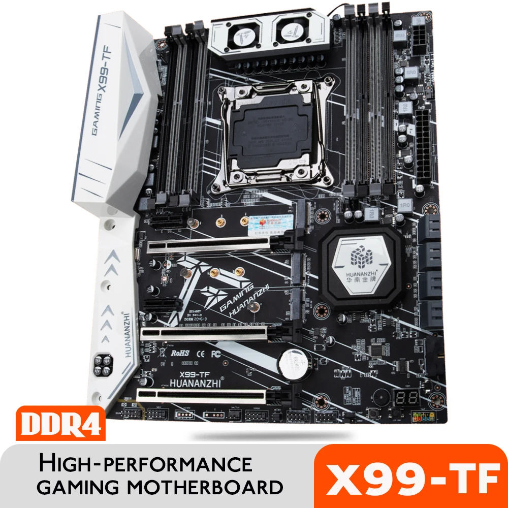 

HUANANZHI X99 X99-TF Motherboard With Dual M.2 NVME Slot Support Both DDR3 and DDR4 LGA2011-3
