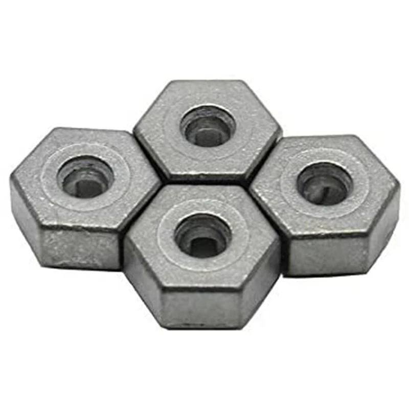 4 шт. металлический адаптер для шестигранной ступицы колеса 12 мм