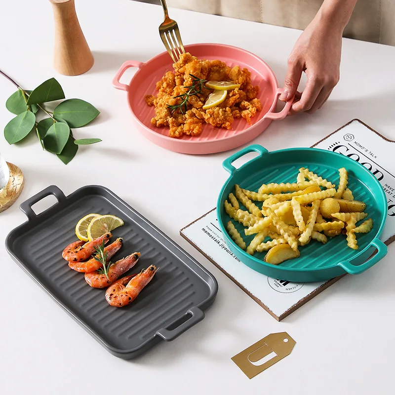 Керамическая посуда для выпечки сковорода кастрюля специальная микроволновой