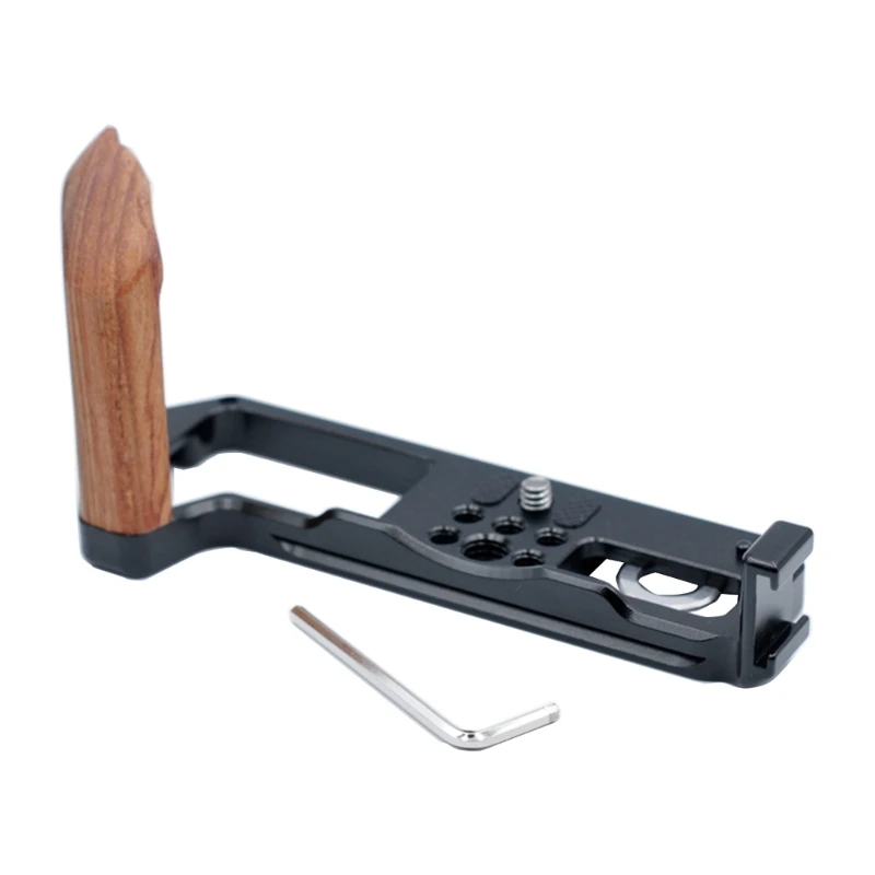 

Camera L Bracket Quick Release Plate For FujiFilm X-T4 Camera Wooden Grip