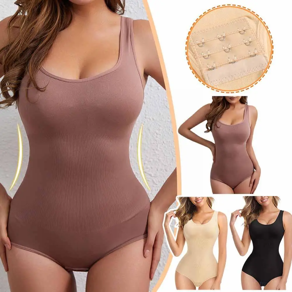 

Women's Tummy Tuck Pants Color Slimming Bodysuit Waist Underwear Panties Triangle One-piece Modeling Briefs Shaping T G1G7