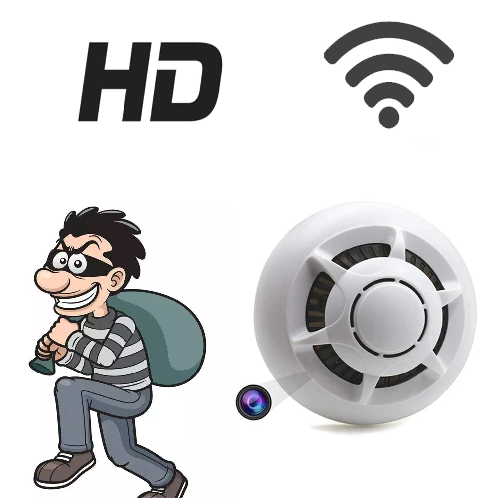 

Потолочная мини-камера HD 4K с Wi-Fi и датчиком движения