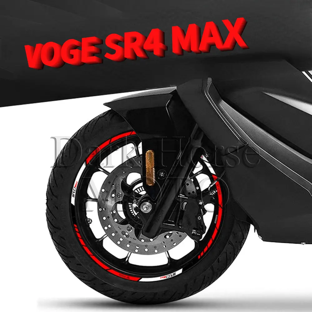 

Motorcycle Modified Hub Reflective Decal Waterproof Wheel Rim Rim Decal FOR VOGE SR4 MAX SR4MAX