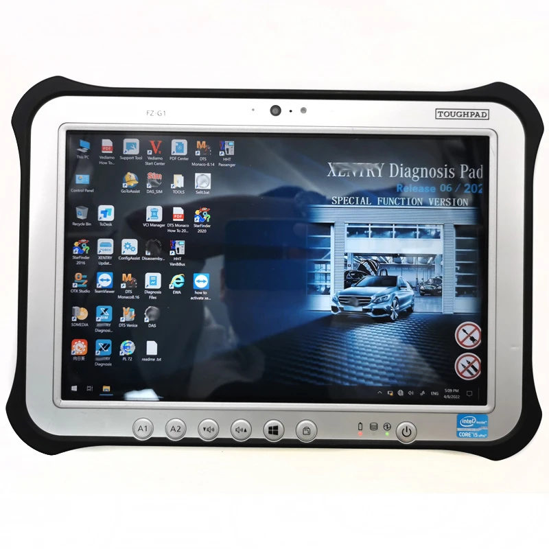 2023.09 МБ Star C5 SD Connect Мультиплексор с Wi-Fi ноутбуком fz-g1 планшетный ПК mb star wifi