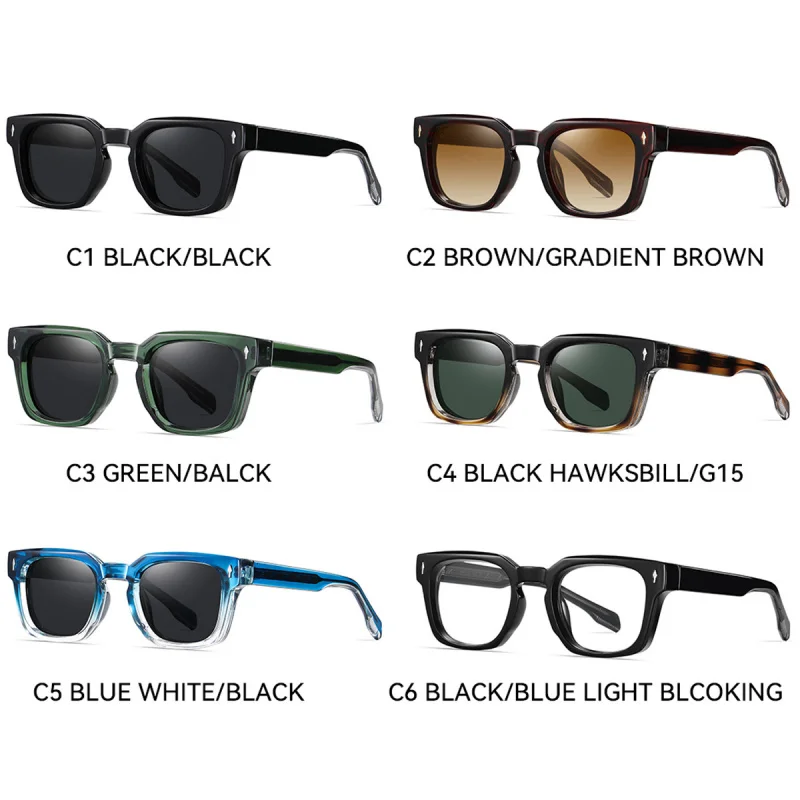 Мужские солнцезащитные очки2024Осенние Amazon с пропионной кислотой мужские очки