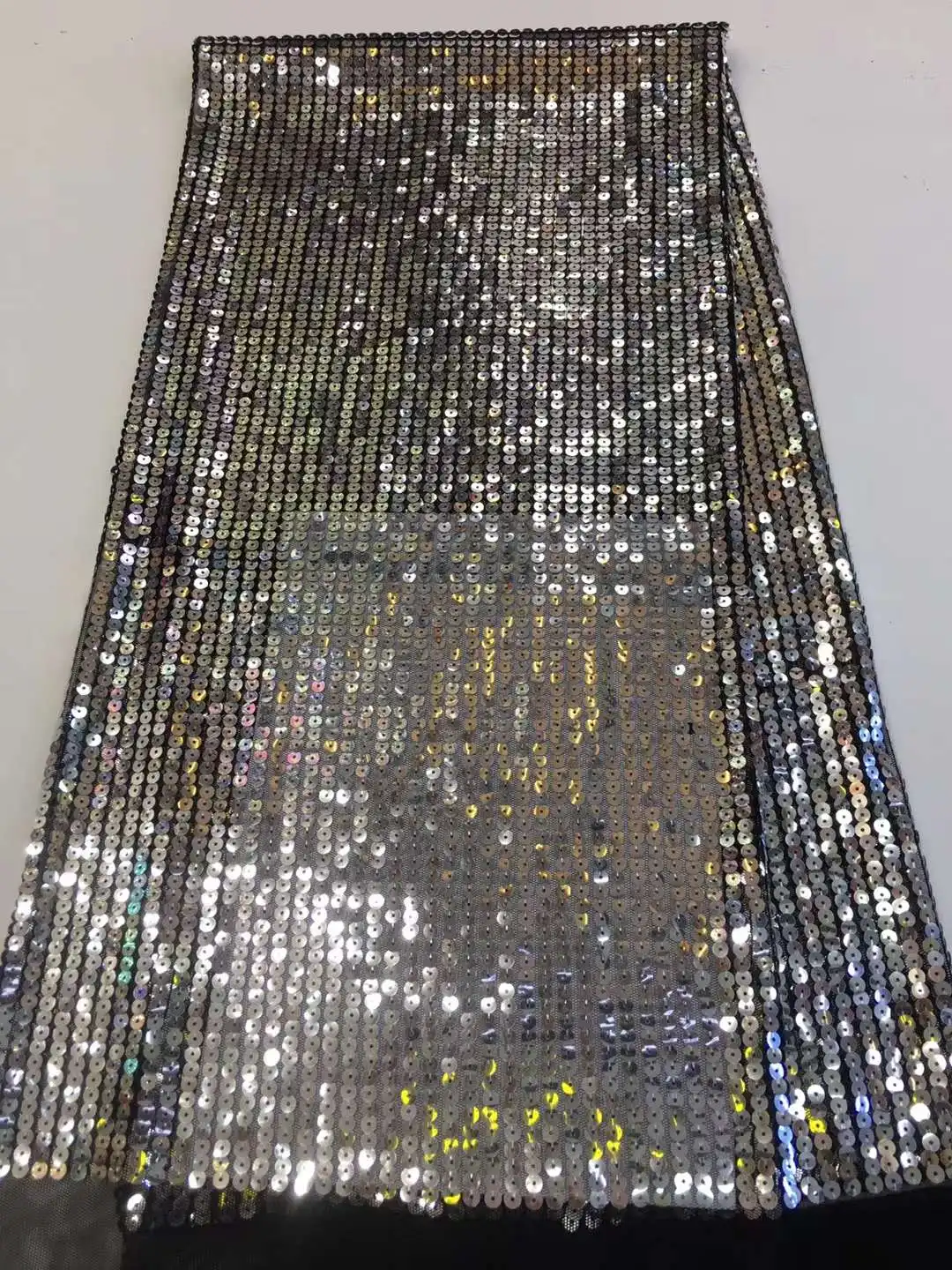 Тюлевая кружевная ткань в африканском стиле с блестками 2021 высококачественный