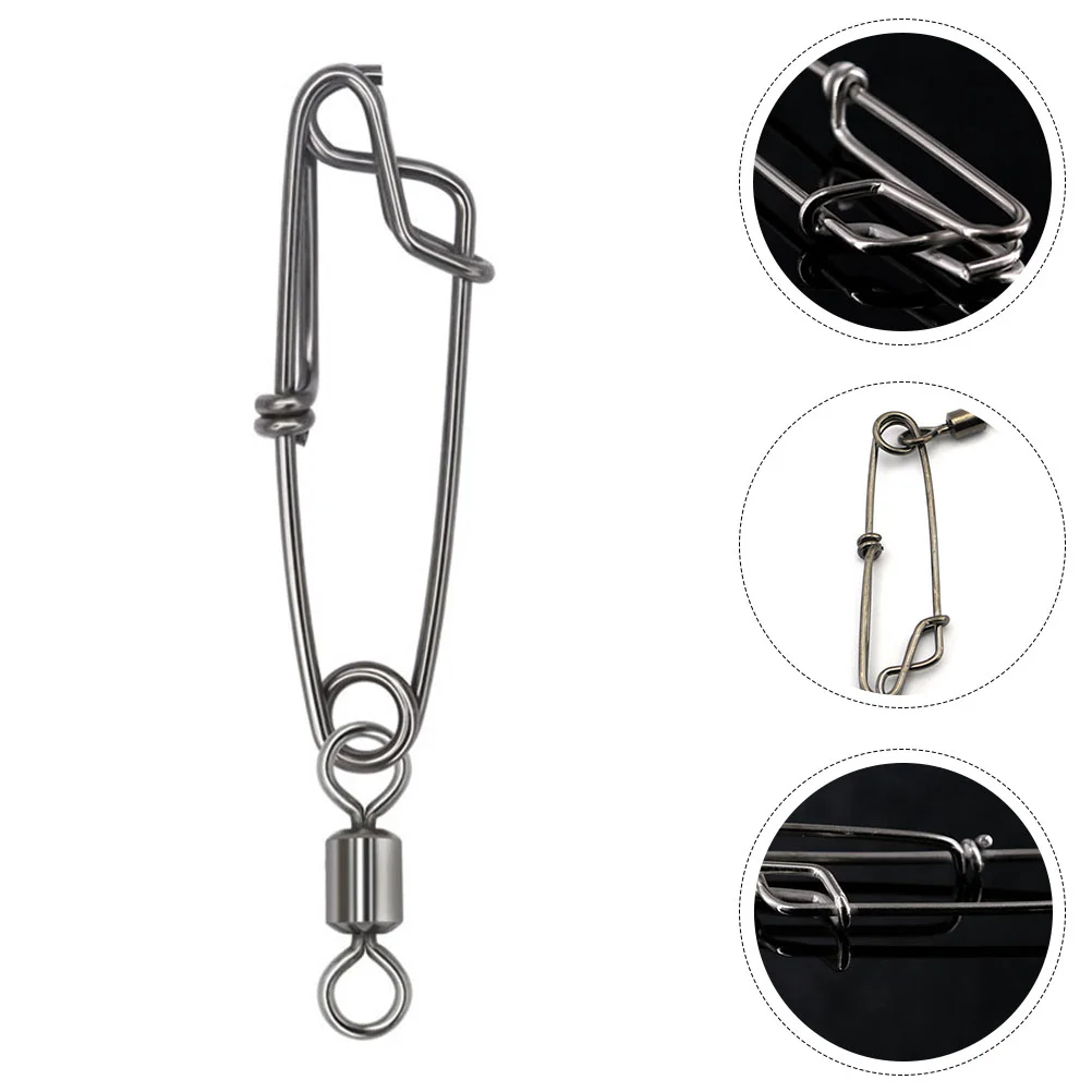 

Swivel Rolling Snap Bearing Connector Hooks Tool Ring Gear Steel Stainless Outdoor Rod Line Hanging Spooler Tackle Fishhooks