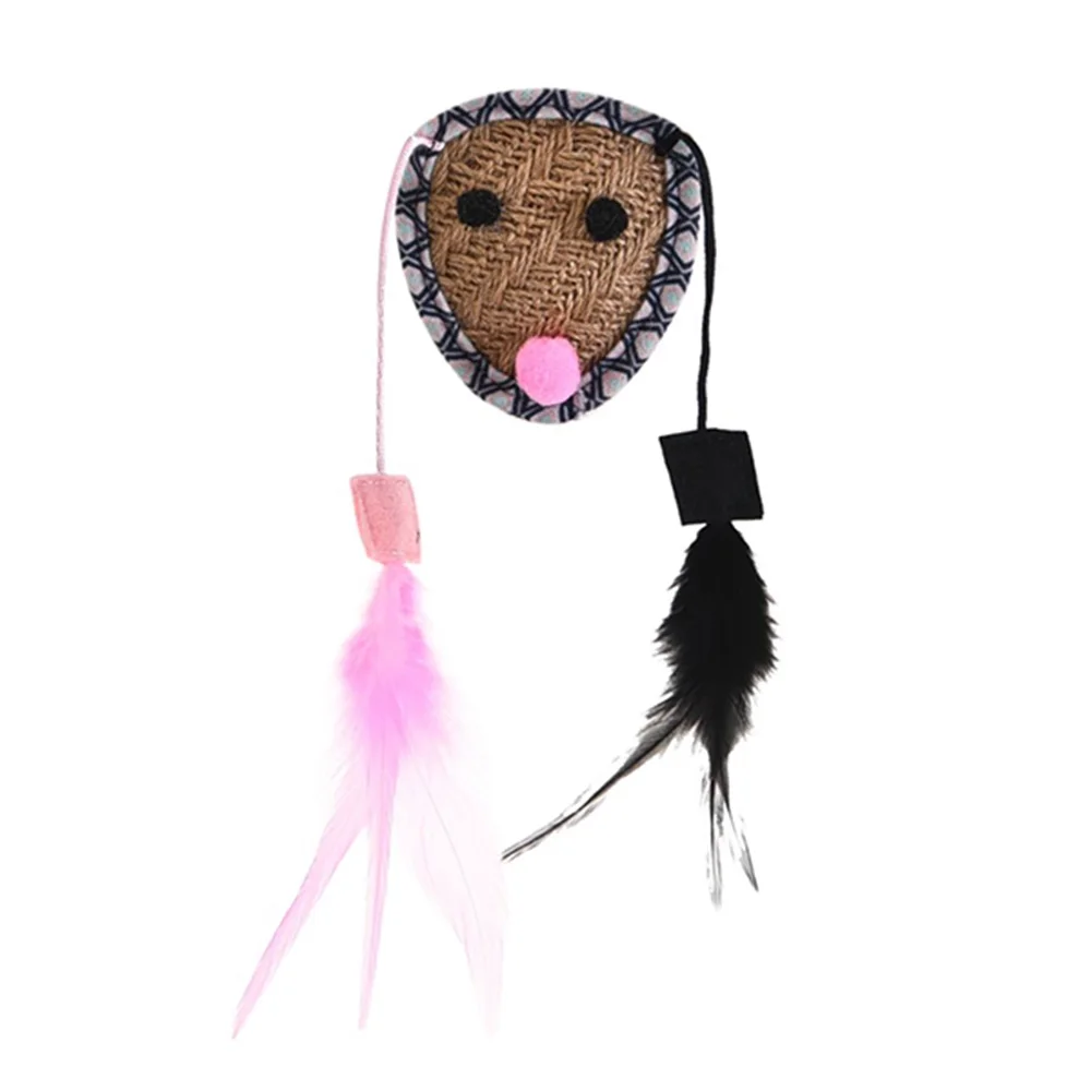 

Зампа игрушка для кошек плюшевая кошачья мята заполненная плетеная забавная неопасная для кошки счастливый котенок 29 см