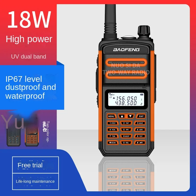 baofeng bf s5plus walkie talkie 50km outdoor go on road trip handset bf x3plus walkie talkie vhf free global shipping