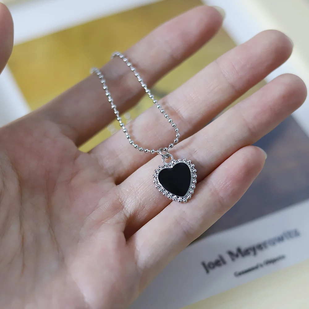 Ожерелья с подвеской в виде сердца модное ожерелье-чокер для женщин ювелирные