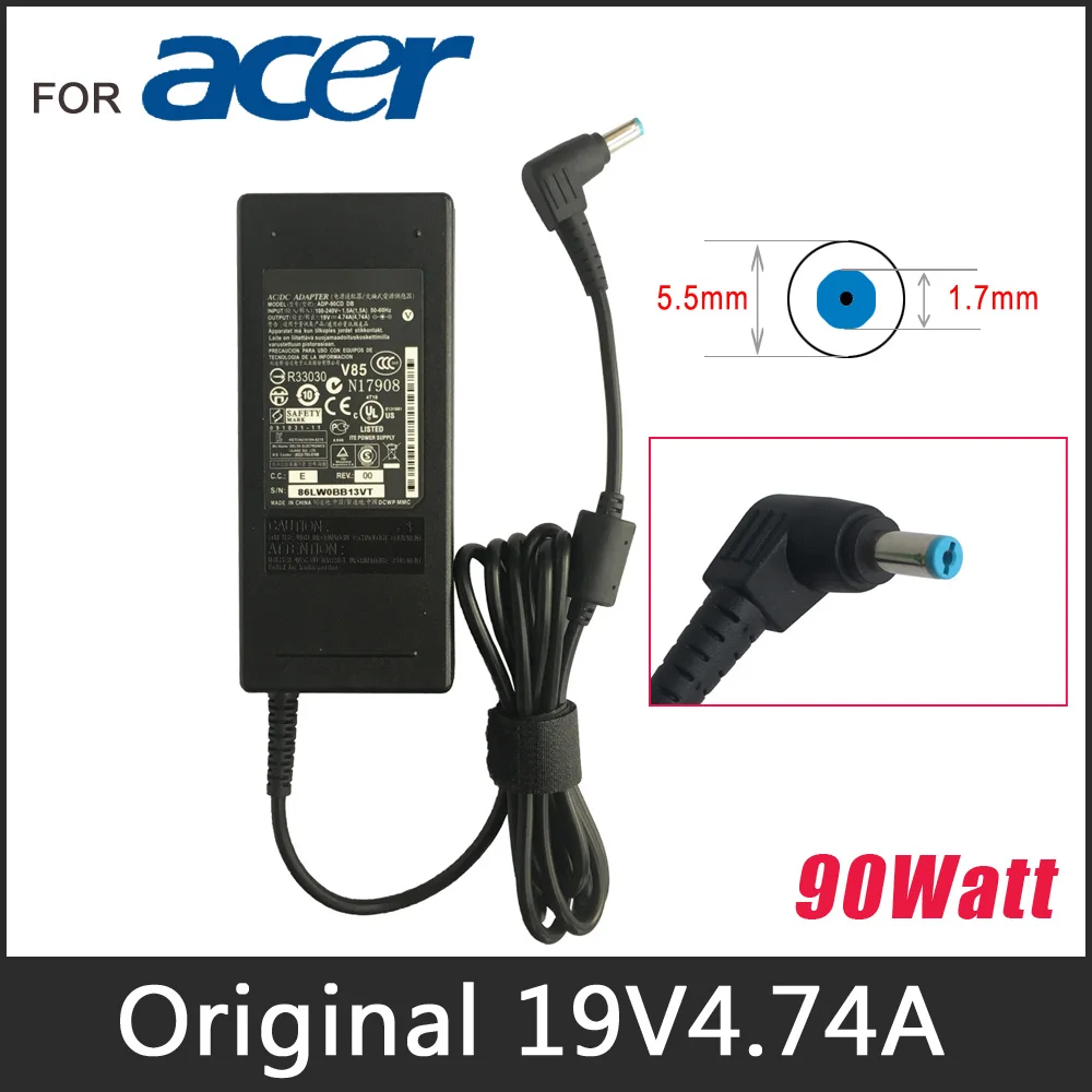Подлинный адаптер переменного тока 90 Вт для Acer Aspire 7740 AS7740 7740-5029 7740-5618 7740-5691 7740-6656 P/N: