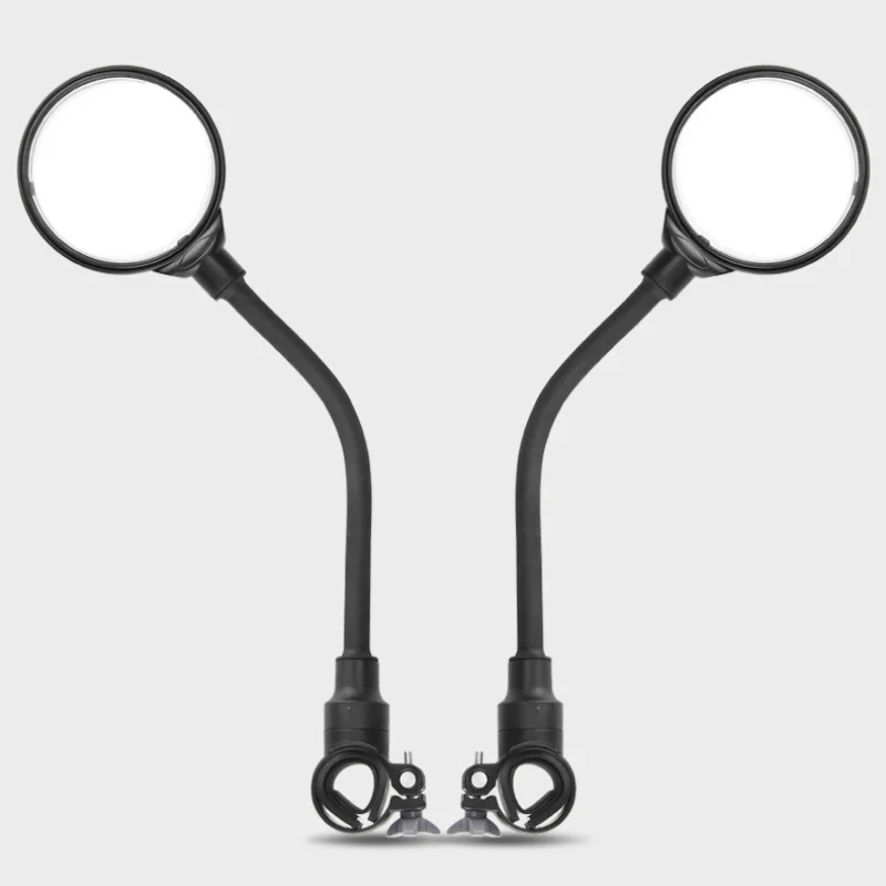 

1PCS Long Bicycle Rearview Handlebar Mirrors 360° for Mountain Road Bike Motorcycle Bendable Hose Adjustable Rearview Mirror