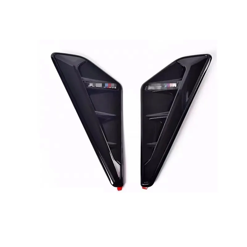 

Car Accessories Fit For BMW X5 X5M F95 2019-2021 Glossy Black Side Fender Vent Cover Trim Replace Style