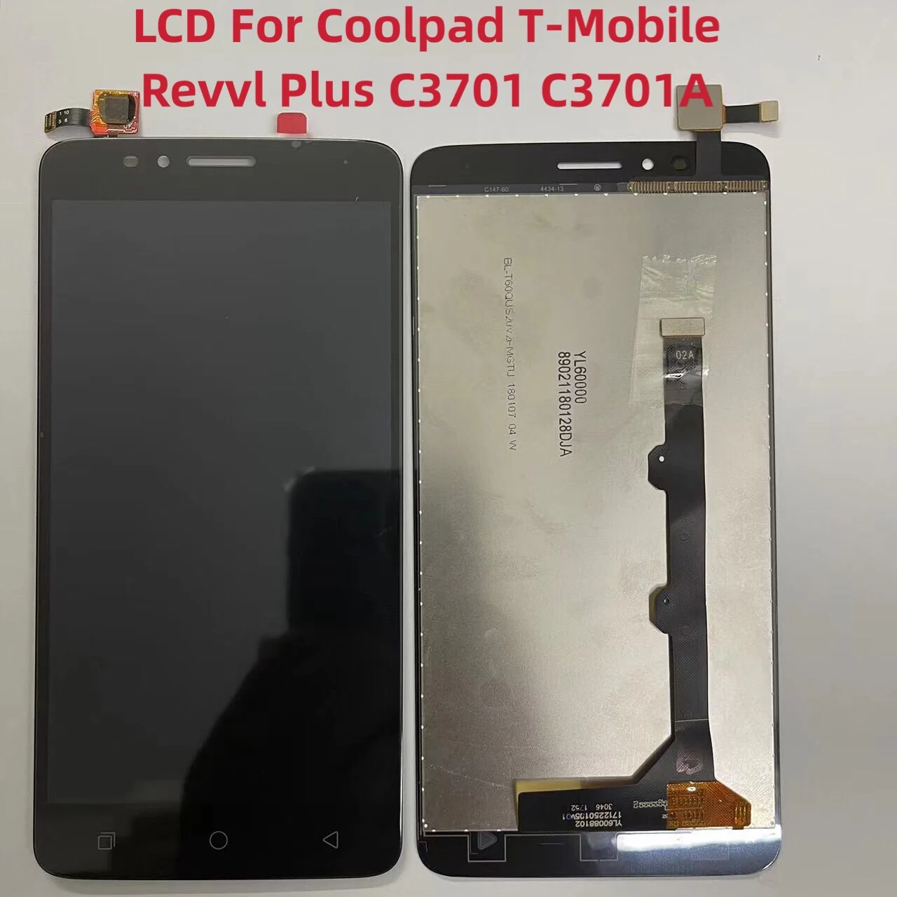 Дисплей 6,0 дюйма для Coolpad T-Mobile Revvl Plus C3701 C3701A, ЖК-дисплей, запасная деталь для C3701