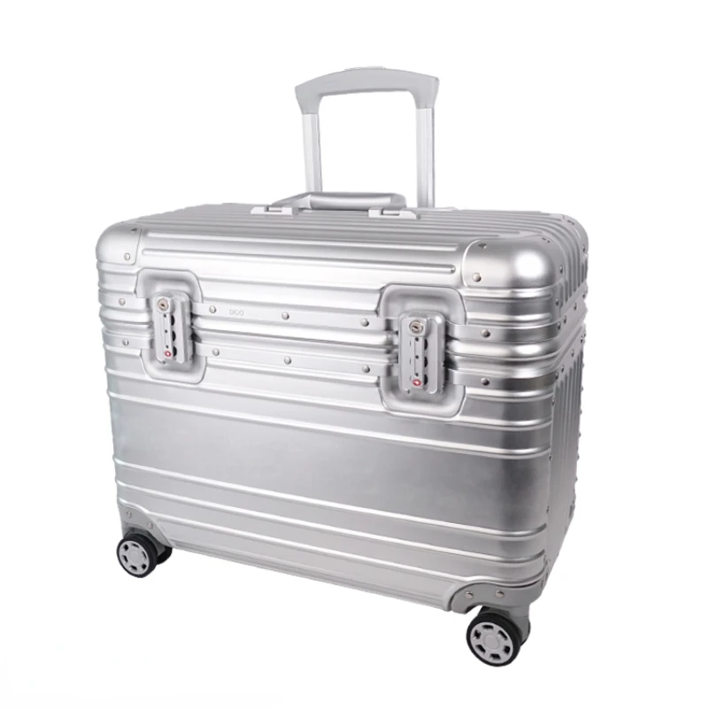 

Good Product Travel Bags Business Carry On Aluminium Pilot Case Luggage Suitcases Trolley Pilot Case