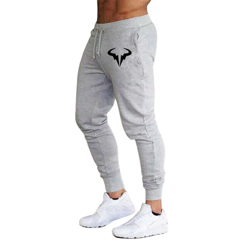 

Spring And Autumn Men's Footband Sports Pants Casual Pants Jogging Pants Fashion Fitness Running Cotton Products In Five Colors