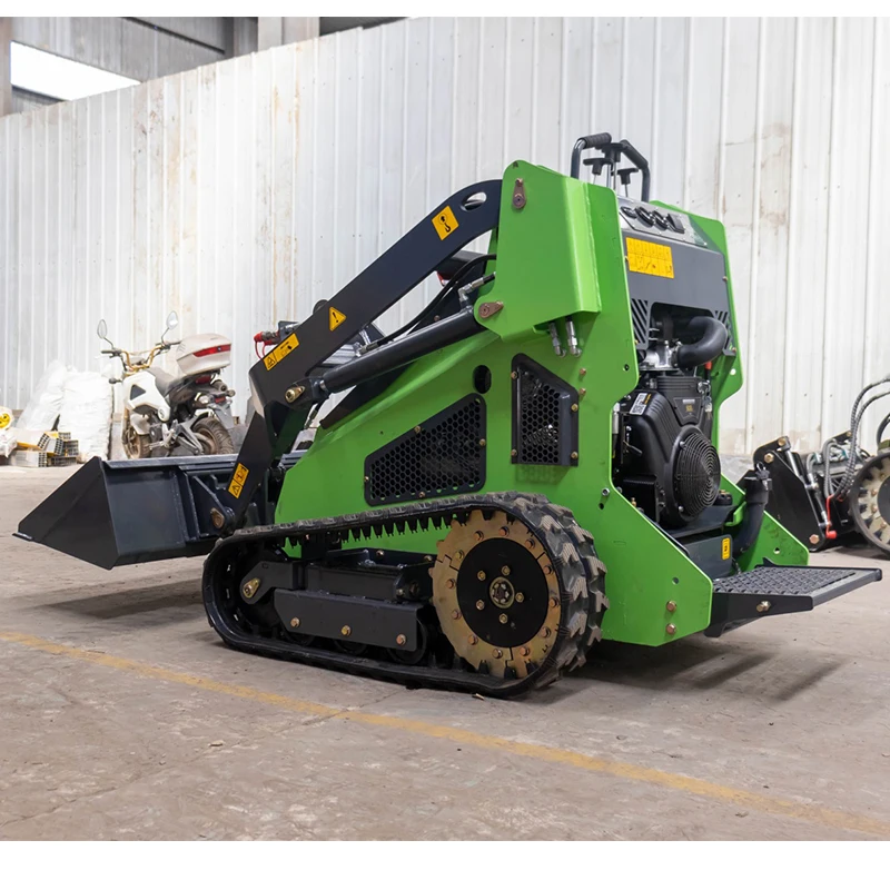 

Mini Skid Steer Loader Track Loader With Attachments