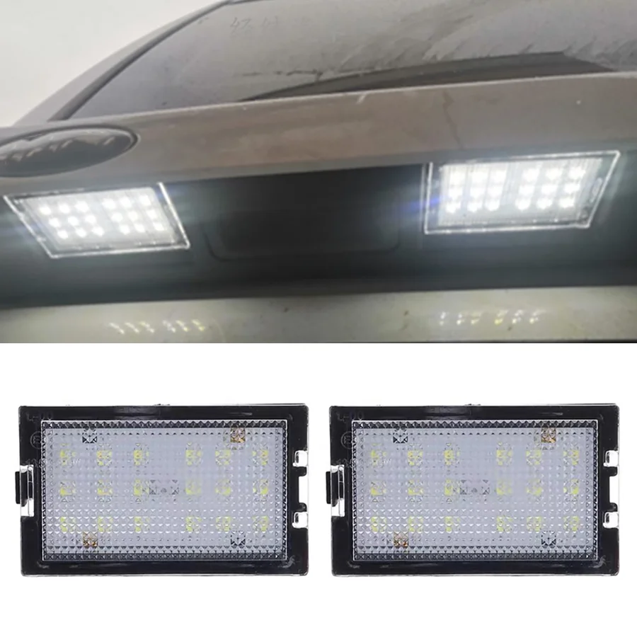 

2X светильник номерного знака Wooeight для Land Rover LR Discovery 3 4 Freelander 2 L359 Range Rover Sport L320