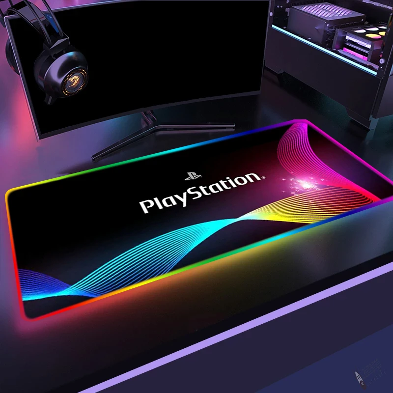 

Коврик для игровой мыши с компасом, RGB, Ps4