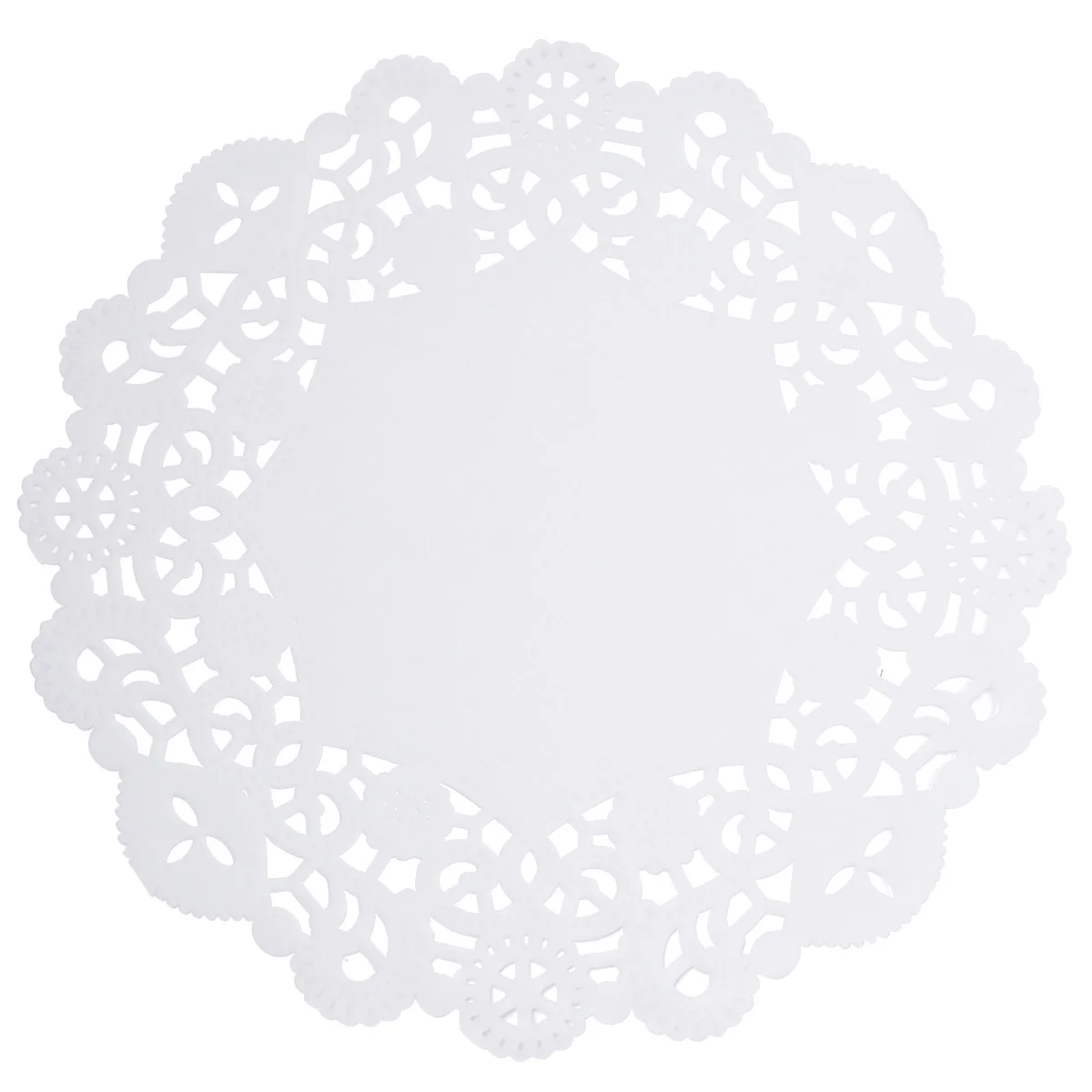

100 Pcs Circle Tablecloth Cake Paper Pad Cake Doilies Lace Dessert Paper Board Cardboard Cake Base Dessert Board
