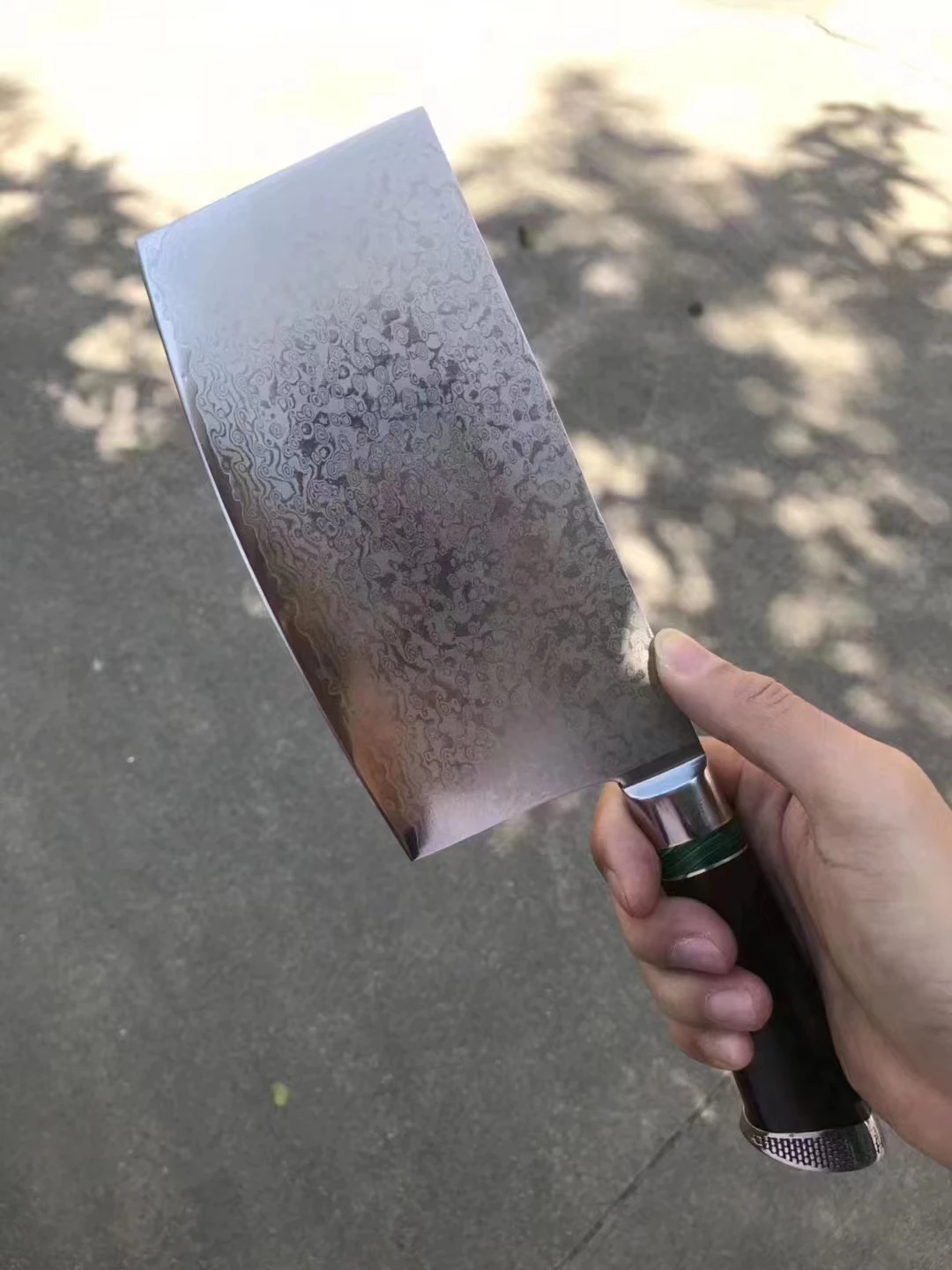 

7-дюймовый нож-измельчитель, 103 слоев, дамасское лезвие VG10, стальное лезвие, мясницкий нож, нарезка топором, кухонные ножи шеф-повара, искусственная рукоятка