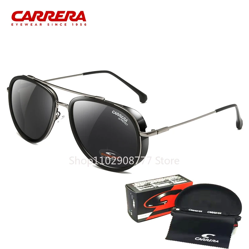 

Очки-авиаторы CARRERA sunclass UV400 для мужчин и женщин, винтажные спортивные в металлической оправе, в стиле ретро, для вождения, C38