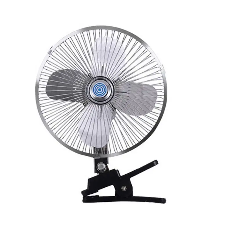 

Automobile Dual Head Fan 12V Powerful Strong Wind Cooling Blower Low Noise Automobile Vehicle Adjustable Dual Head for Car Use