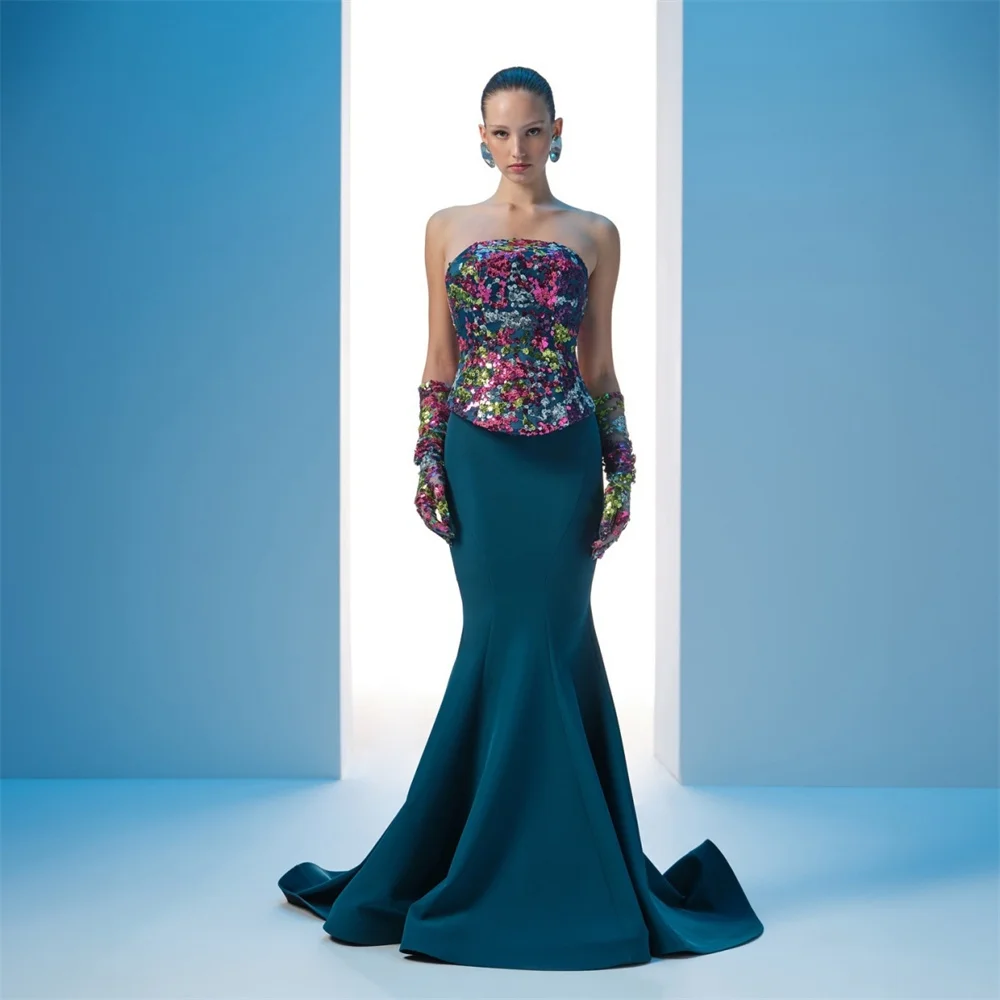 Вечернее платье по индивидуальному заказу Саудовская Аравия дериан без бретелек