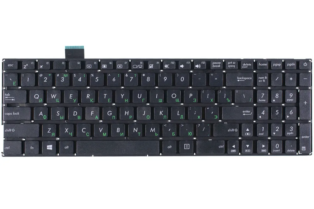 Клавиатура черная для ASUS VivoBook 15 X542UQ | Компьютеры и офис