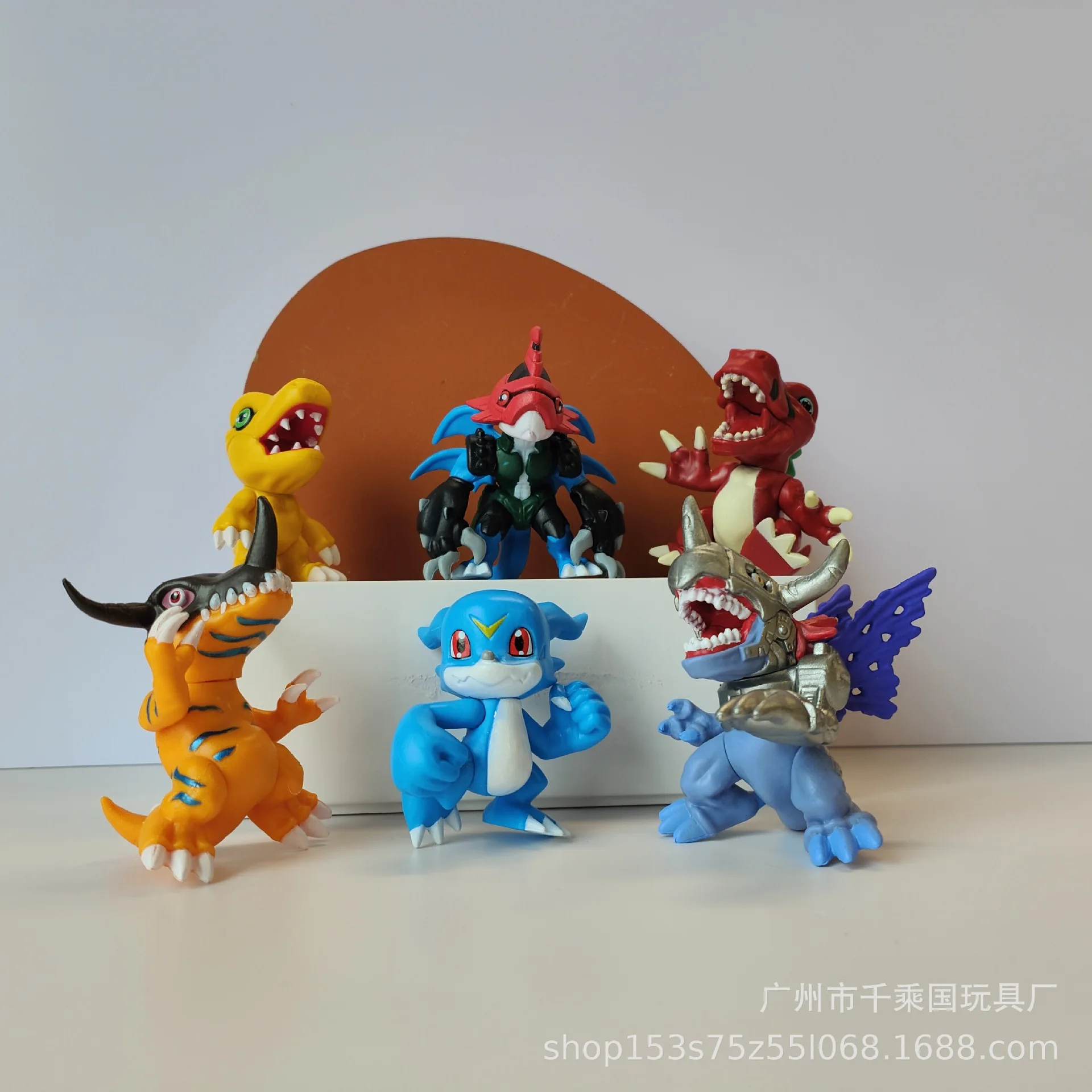 

Digimon Adventure Anime Action Figures Monzaemon Numemon Classic Replica Doll Collection Set Collection Series