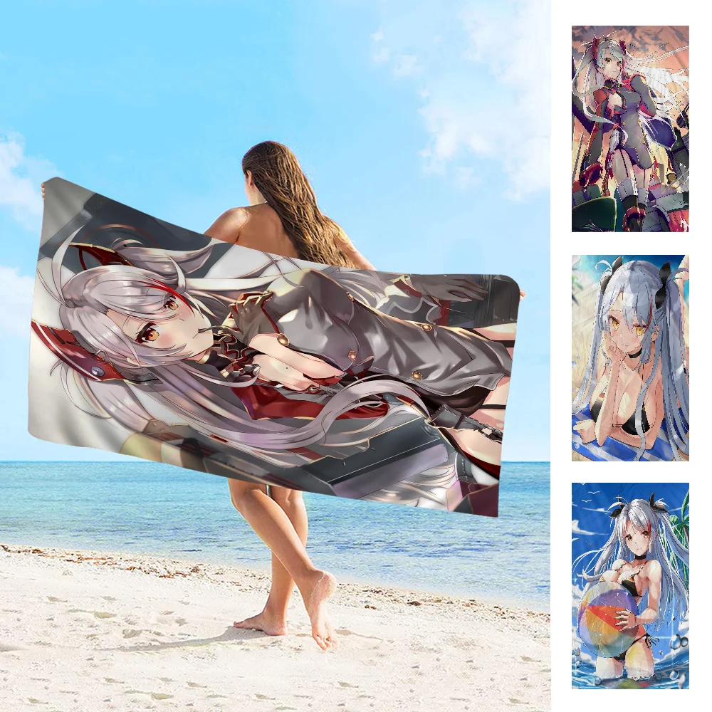 Azur Lane Prinz Eugen Пляжное полотенце Красочные банные полотенца для девочек из