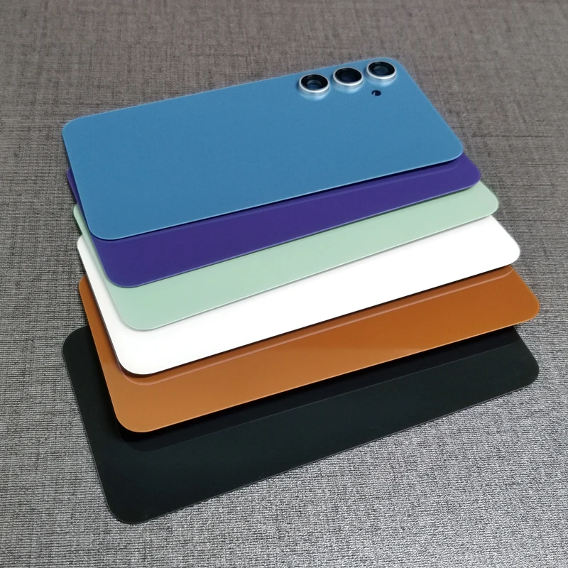 Задняя крышка аккумулятора для Samsung Galaxy S23 FE S23FE стеклянная дверь задняя корпуса