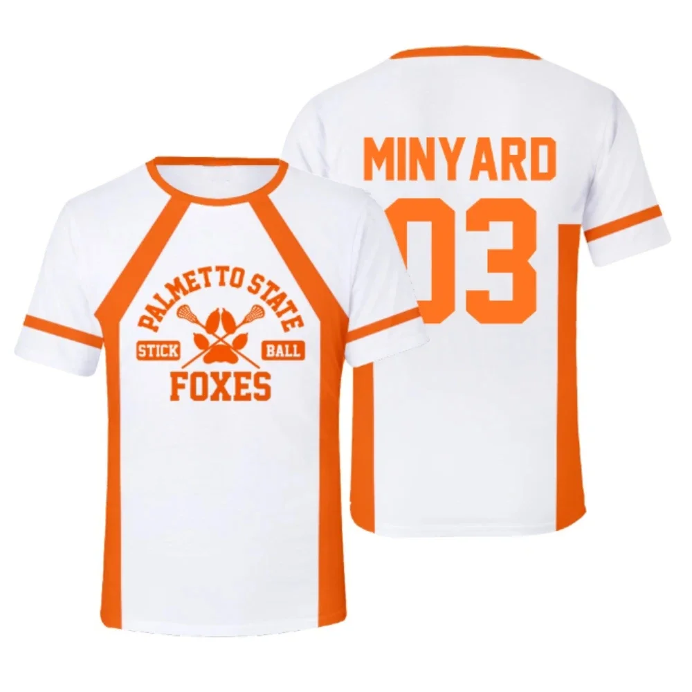 Фото Новый Foxhole Court Palmetto State Foxes Lacrosse Джерси Косплей WILDS MINYARD 3D футболка мужская/женская одежда детские футболки №3