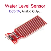hot selling smart electronics 3 5v water level sensor module detect raindrop liquid water level surface depthheight for arduino