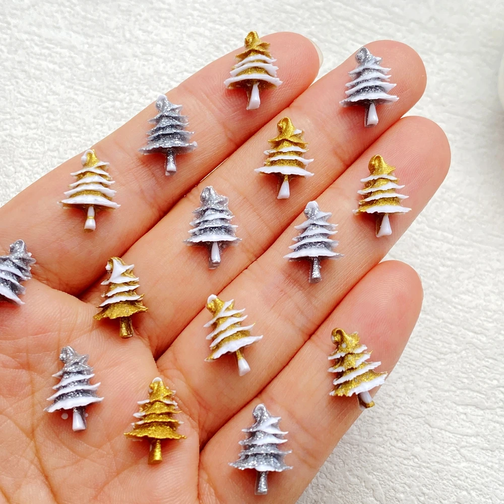 Мини фигурки елочки из резины TSXJY, 50 шт.