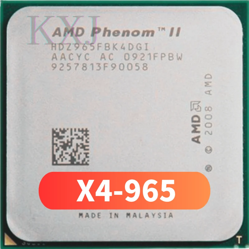 

AMD Phenom II X4 965 X4-965 3,4 ГГц четырехъядерный процессор HDZ965FBK4DGM разъем AM3