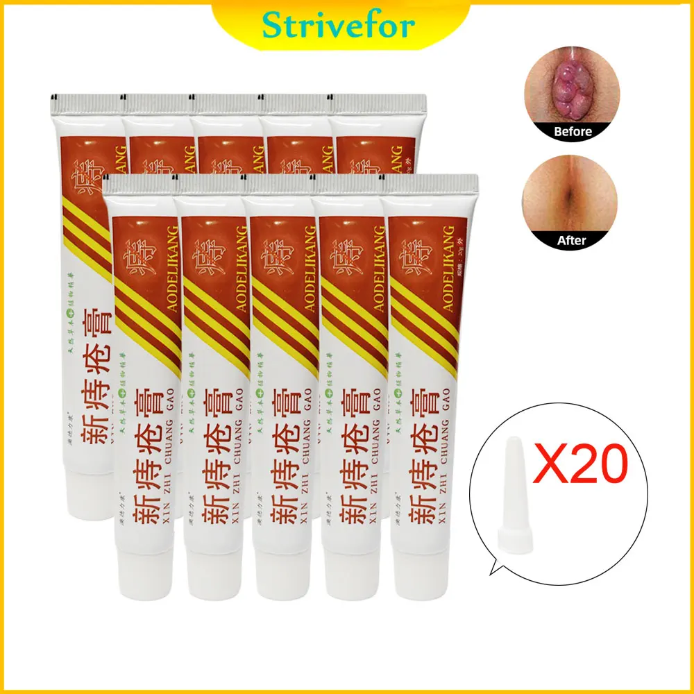 

Китайская медицинская мазь от геморроя для лечения анальной боли, разбухного кровотечения, внутренний и внешний Пластырь от боли в анальной трещине CT0082, 10 шт.