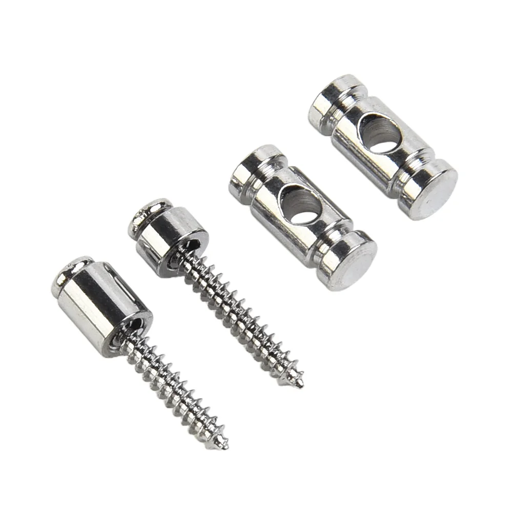 

2pcs String Retainers Guitar Roller String Trees Retainer With Mounting Screws For Electric Guitars Parts Silvery/ Black/ Gold