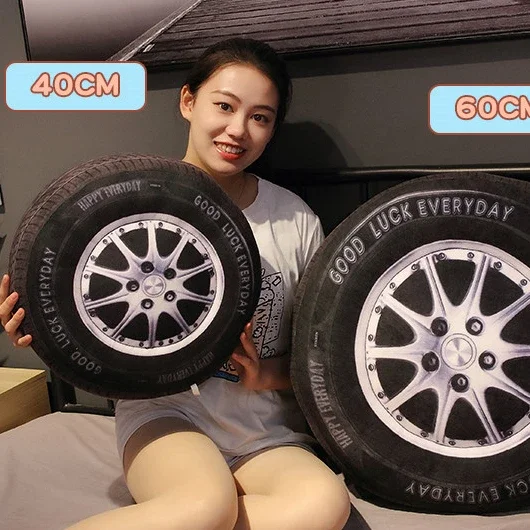 Автомобильная подушка для колесных шин плюшевая имитация Подушка-подушка с