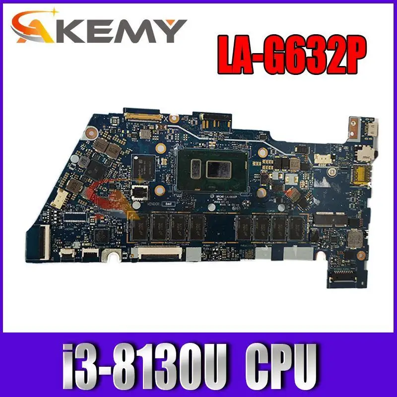 

Akemy L36884-001 LA-G632P for HP Chromebook X360 14 G1 14-DA notebook mainboard Intel i3-8130U 8GB RAM Laptop pc motherboard