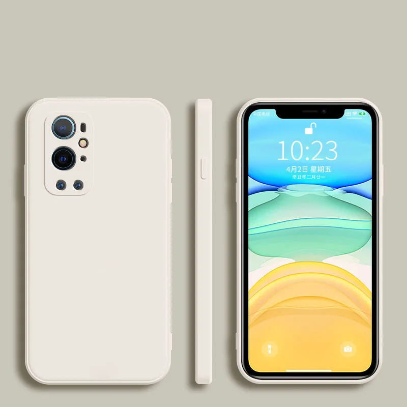 Роскошный квадратный мягкий силиконовый чехол для OnePlus One Plus 10 9 9R 9RT 8 7 7T Pro Nord CE 2 5G