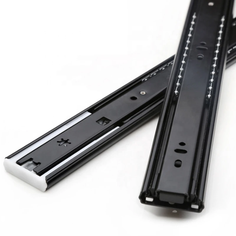 Выдвижная скользящая 3-складная шариковая Накладка для кухонного шкафа