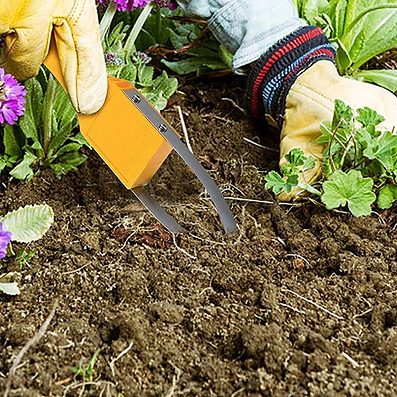 

1 Pc Garden Weeder Plastic Handle Ring Iron Weed Pull Farm Garden Planting Vegetables Manual Weeding Remover Tool